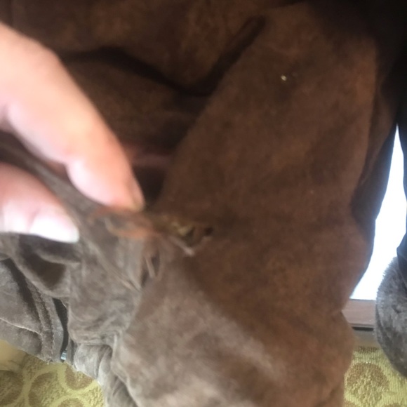 Talbots Brown Suede Leather Jacket - Picture 2 of 4